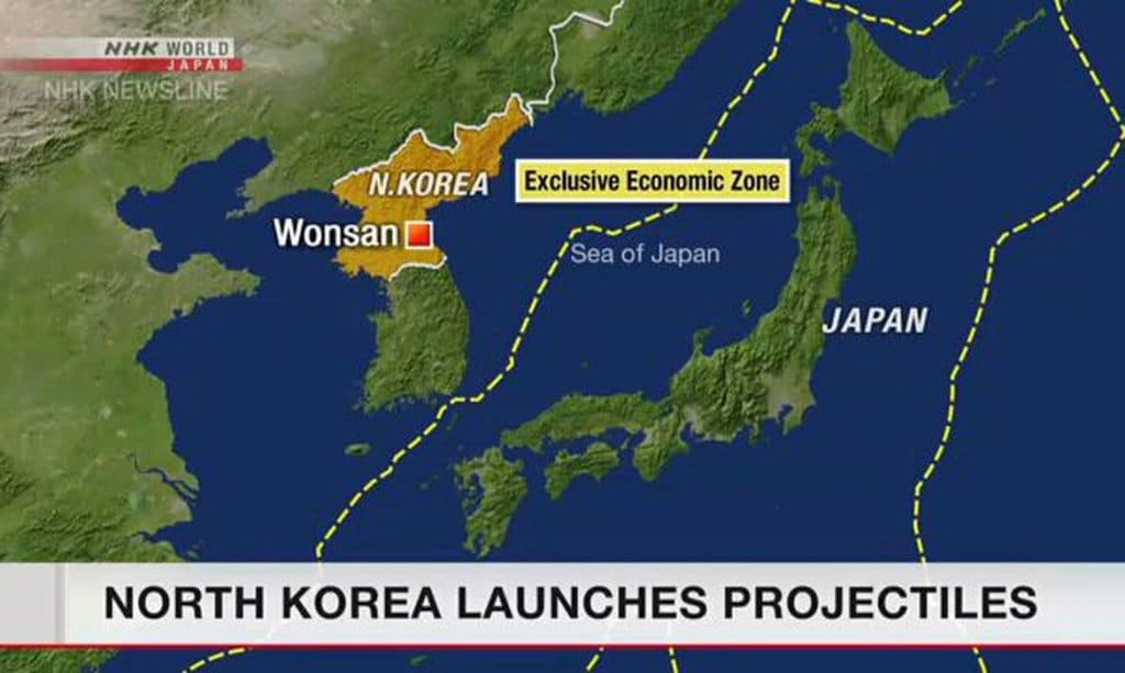 EUA e Coreia do Sul investigam disparo de mísseis balísticos norte-coreanos