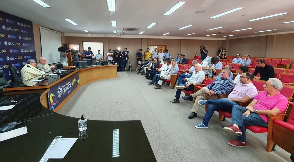 Ferj e clubes decidem suspender Campeonato Carioca por 15 dias em razão do coronavírus