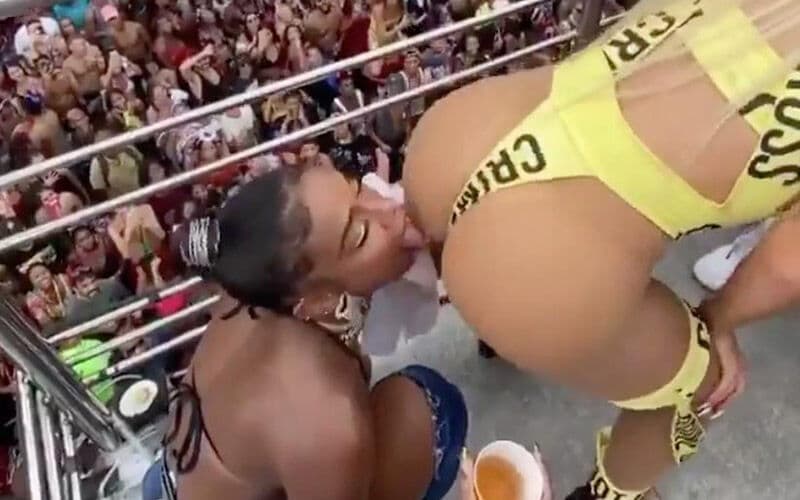 O QUE VOCÊ ACHA DESSE COMPORTAMENTO? Simulação de lambida no bumbum entre Mc Rebecca e Luísa Sonza repercute na web