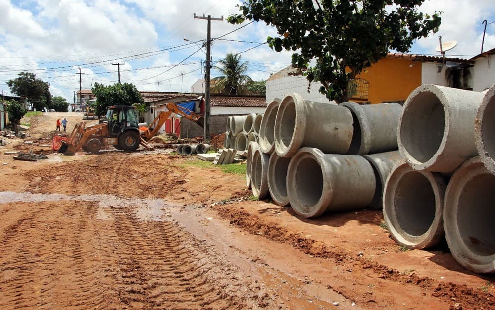 Natal e Parnamirim recebem mais de R$ 26 milhões para obras de drenagem e saneamento