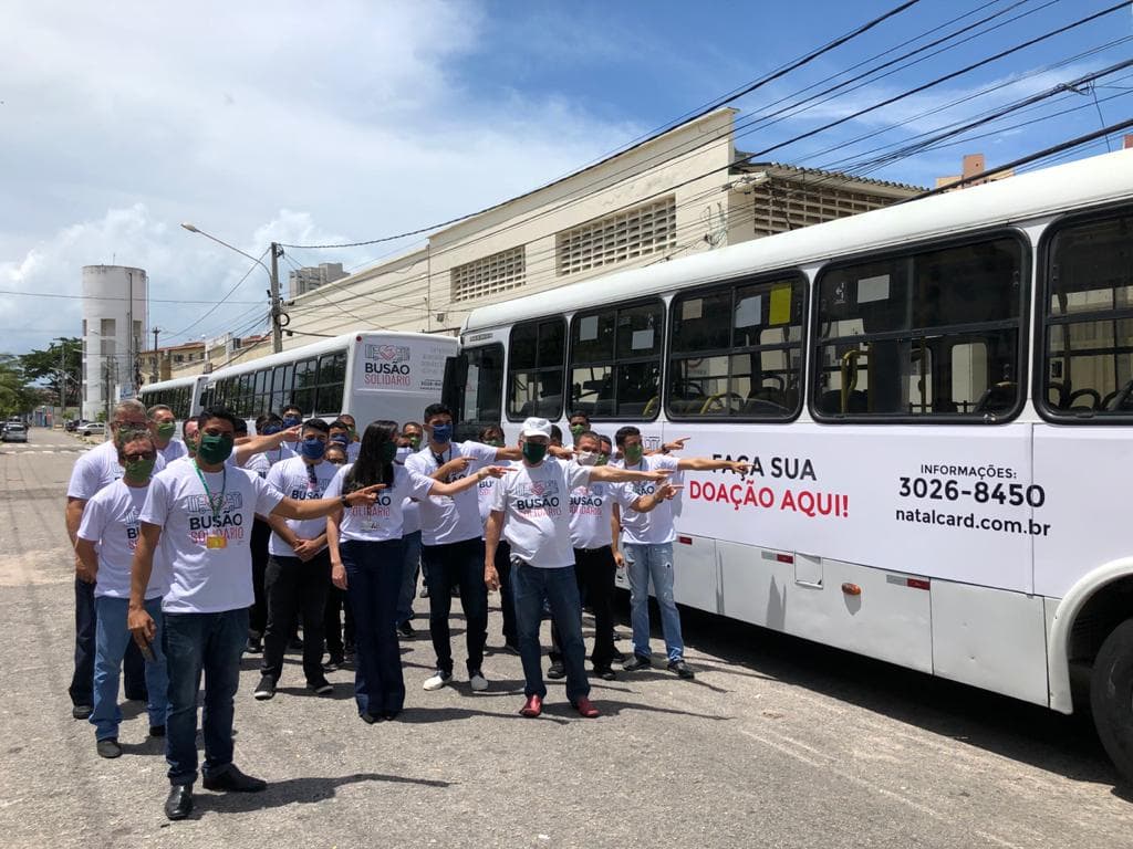 Campanha Busão Solidário já está nas ruas e terá 10 pontos de coleta nos supermercados Nordestão