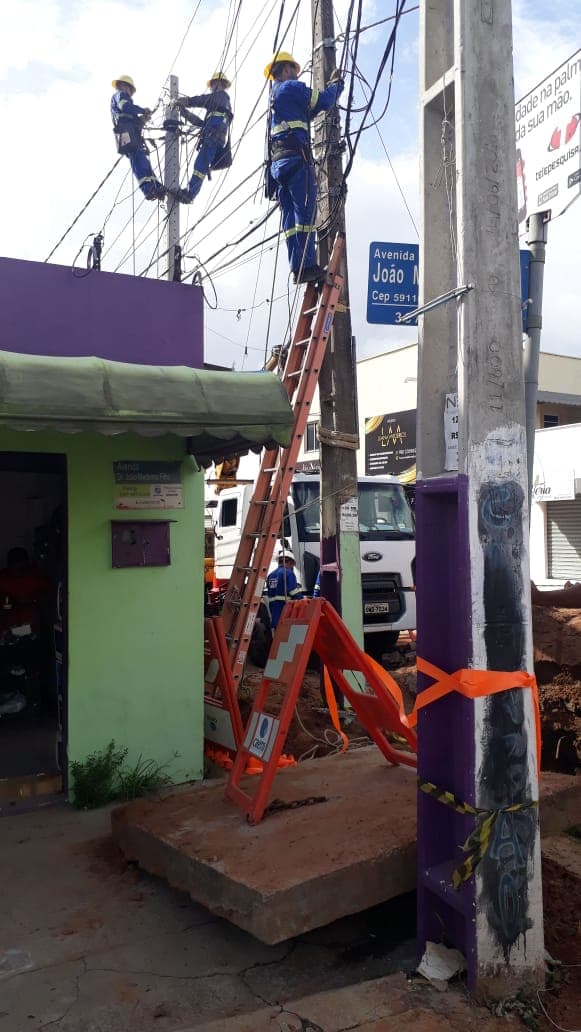 FOTOS: Chuvas interferem na substituição de registros na Zona Norte, que afeta quatro bairros
