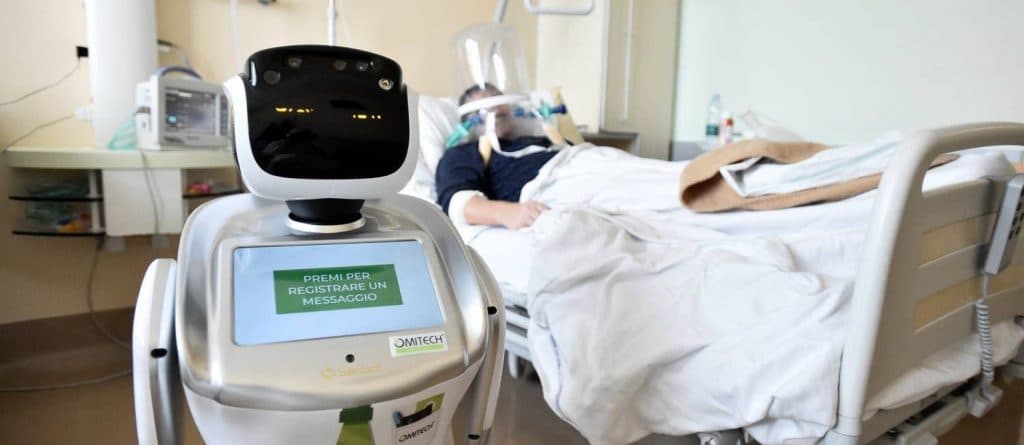 Robôs vão para a linha de frente da luta contra o coronavírus