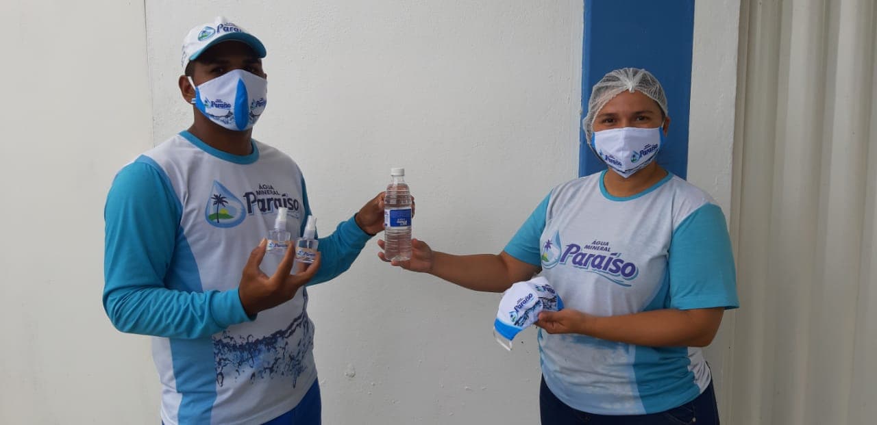 Sindicato da Indústria de Cervejas, Refrigerantes, Águas Minerais e Bebidas em Geral do Rio Grande do Norte (Sicramirn)envasa e doa álcool 70º para instituições
