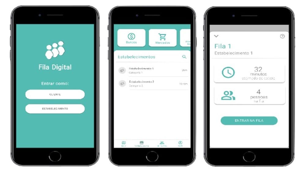 Aplicativo de fila digital permite que usuário saia de casa apenas no horário de atendimento