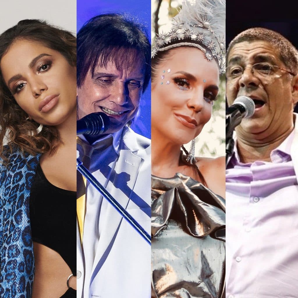 Lives de hoje: Anitta, Roberto Carlos, Ivete Sangalo, Zeca Pagodinho e mais shows no Dia das Mães