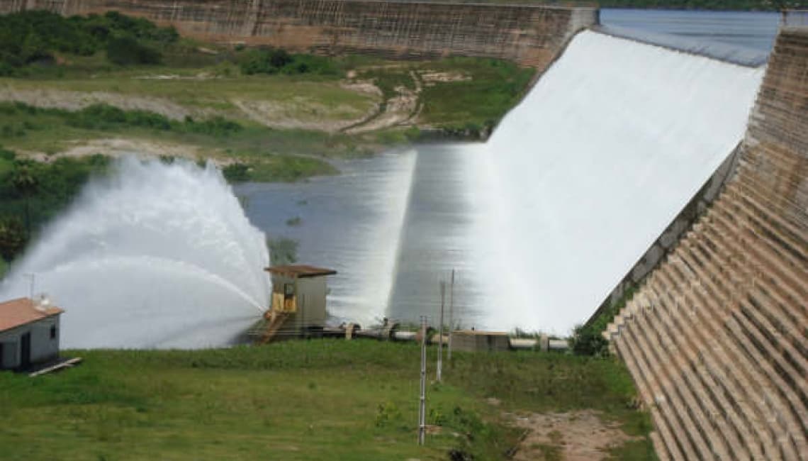 MUITA ÁGUA NO INTERIOR: Barragem Umari, em Upanema, acumula 82,69% da sua capacidade total; veja situação dos principais reservatórios do RN