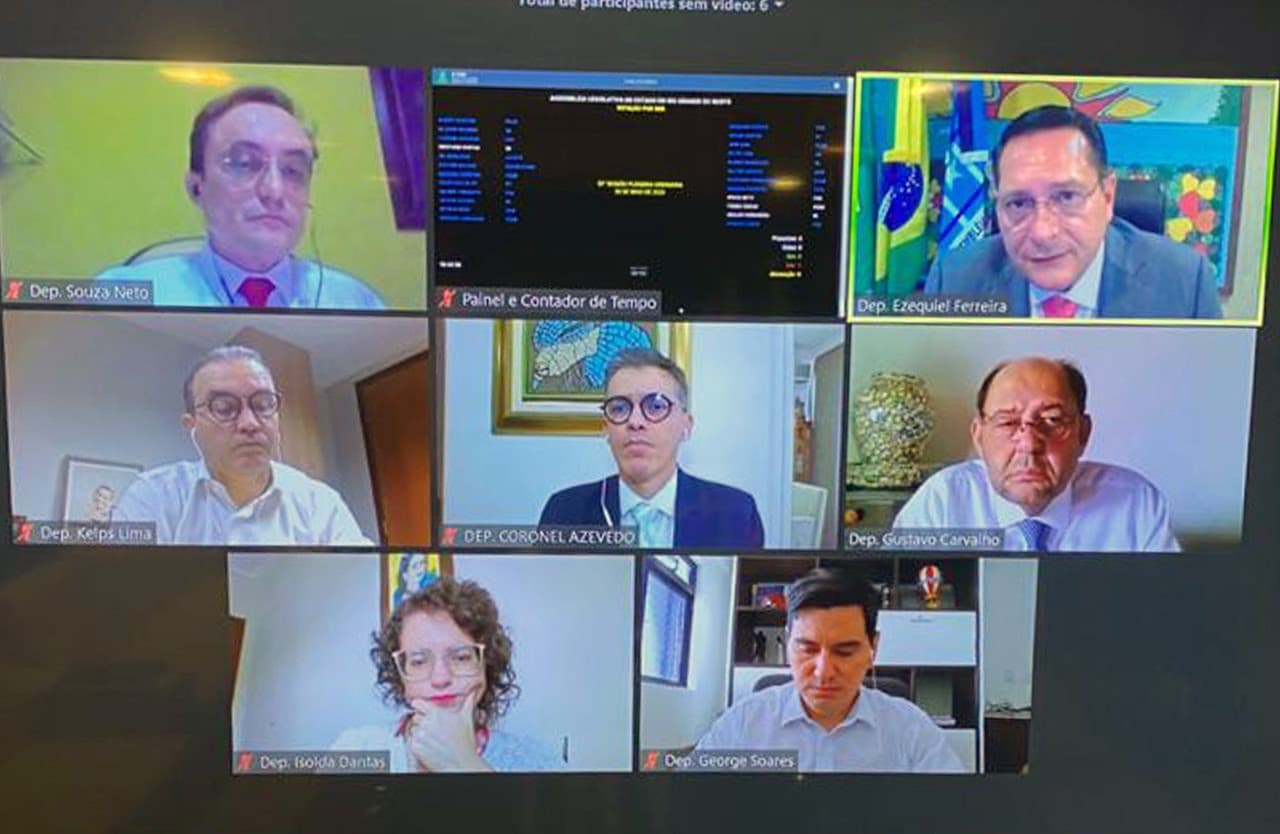Assembleia Legislativa do RN prorroga até 30 de junho suspensão do trabalho presencial