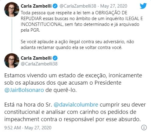 ‘Ilegal e inconstitucional': o que dizem os alvos da operação contra fake news