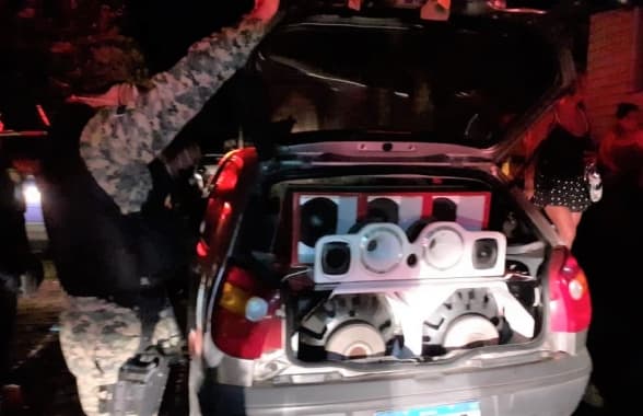 Guarda Municipal apreende em Natal equipamentos e faz notificações por uso ilegal de paredão de som durante ocorrências no fim de semana