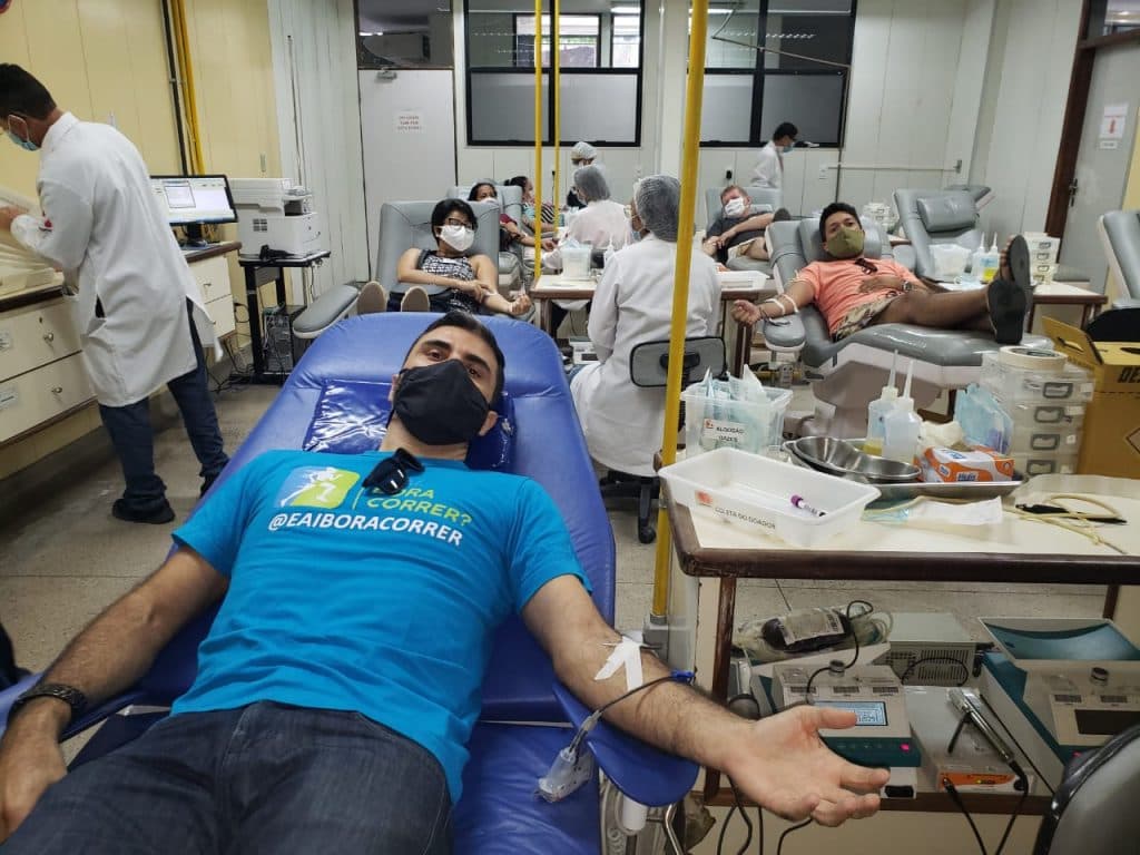 Estoque de sangue do Hemonorte atinge patamar mais baixo da história e atletas amadores do RN se mobilizam em corrente de doações