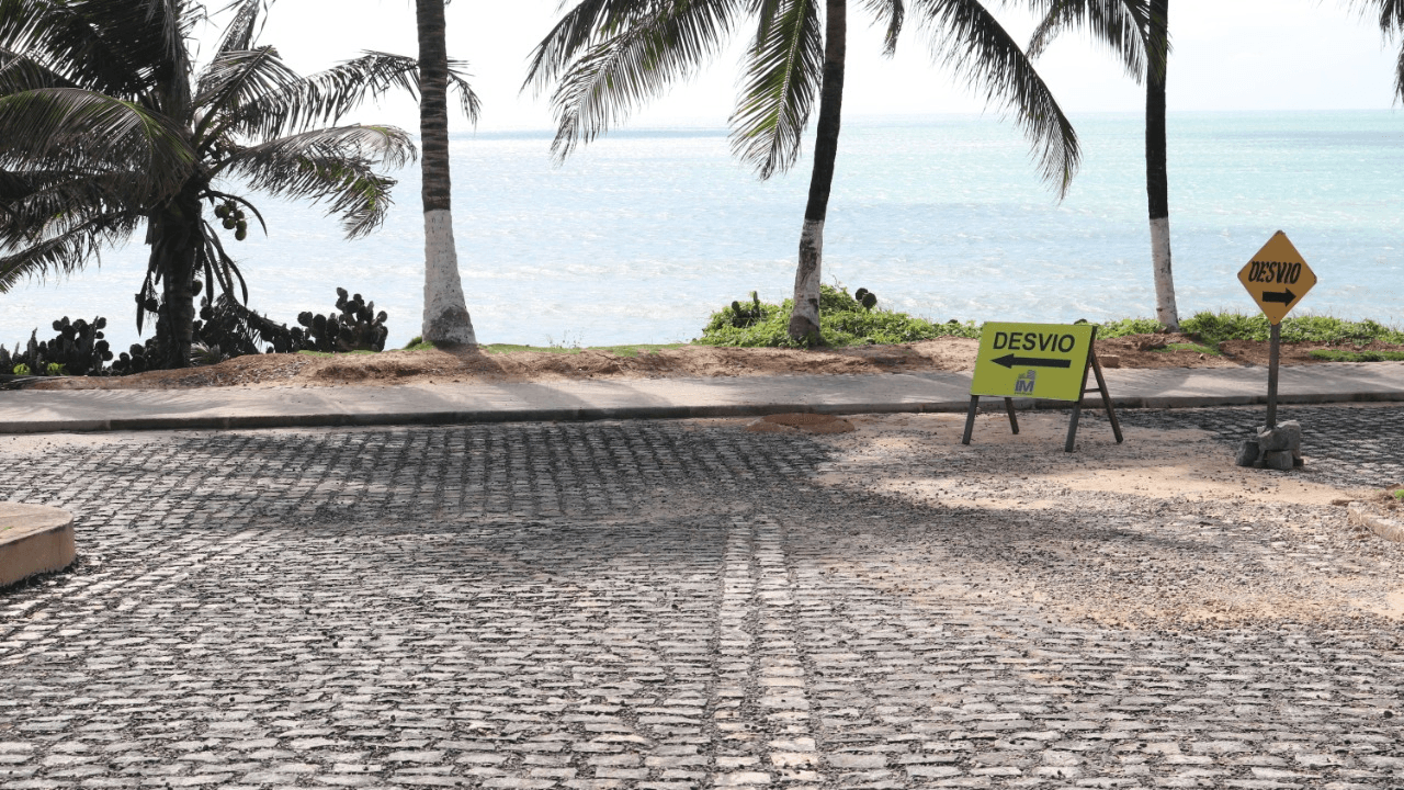 FOTOS: Urbanização da Praia de Cotovelo alcança 75% de serviços concluídos na 1ª etapa