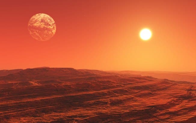 Cientistas italianos encontram lagos de água salgada em Marte