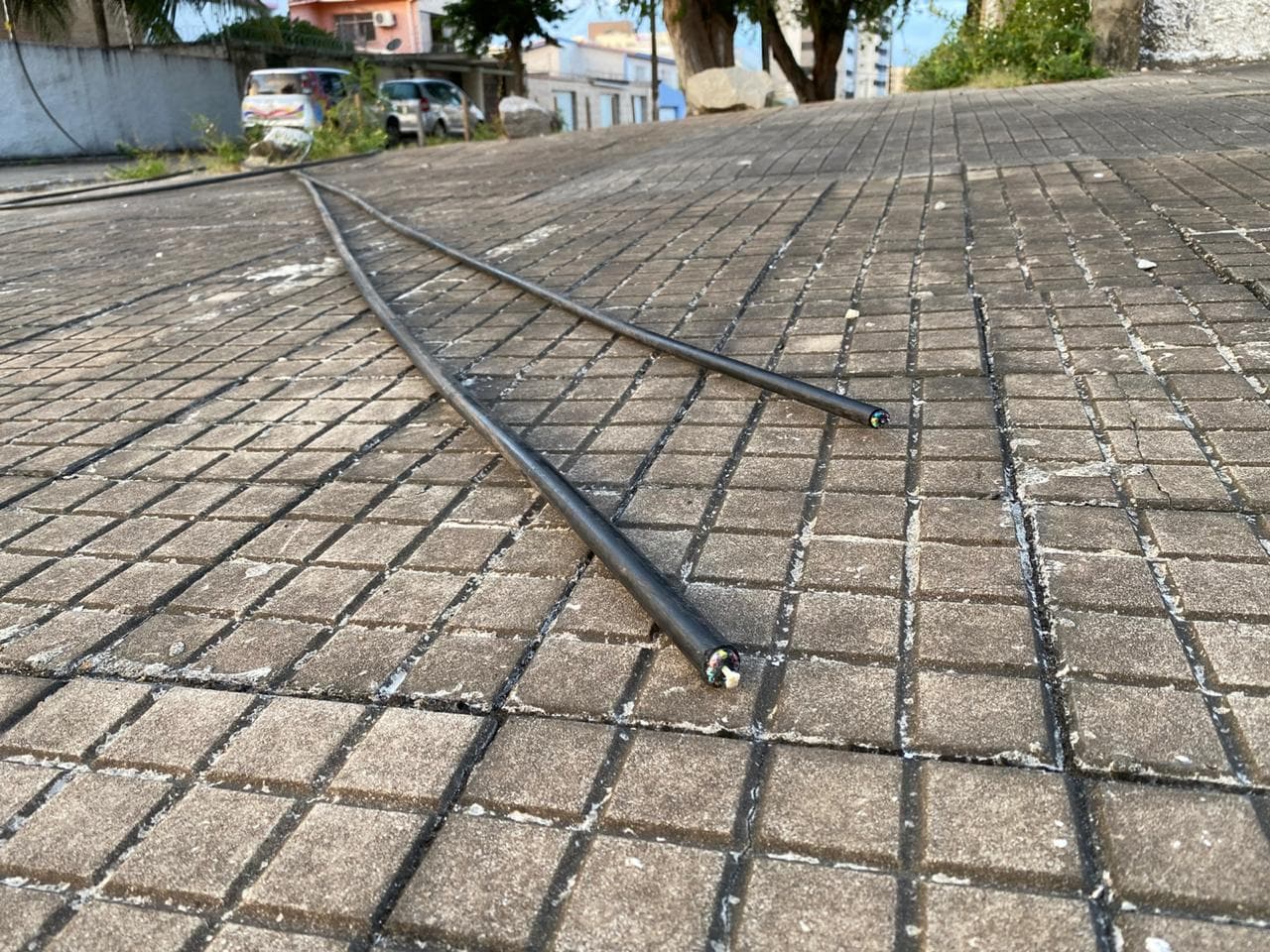 FOTOS: Empresa potiguar provedora de internet é vítima de atos de vandalismo e sabotagem