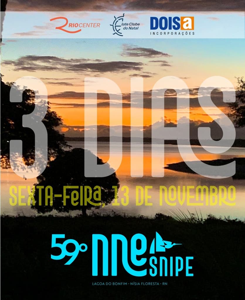 59° Campeonato Norte Nordeste da Classe Snipe, uma das mais tradicionais da vela mundial, inicia nesta sexta na Grande Natal