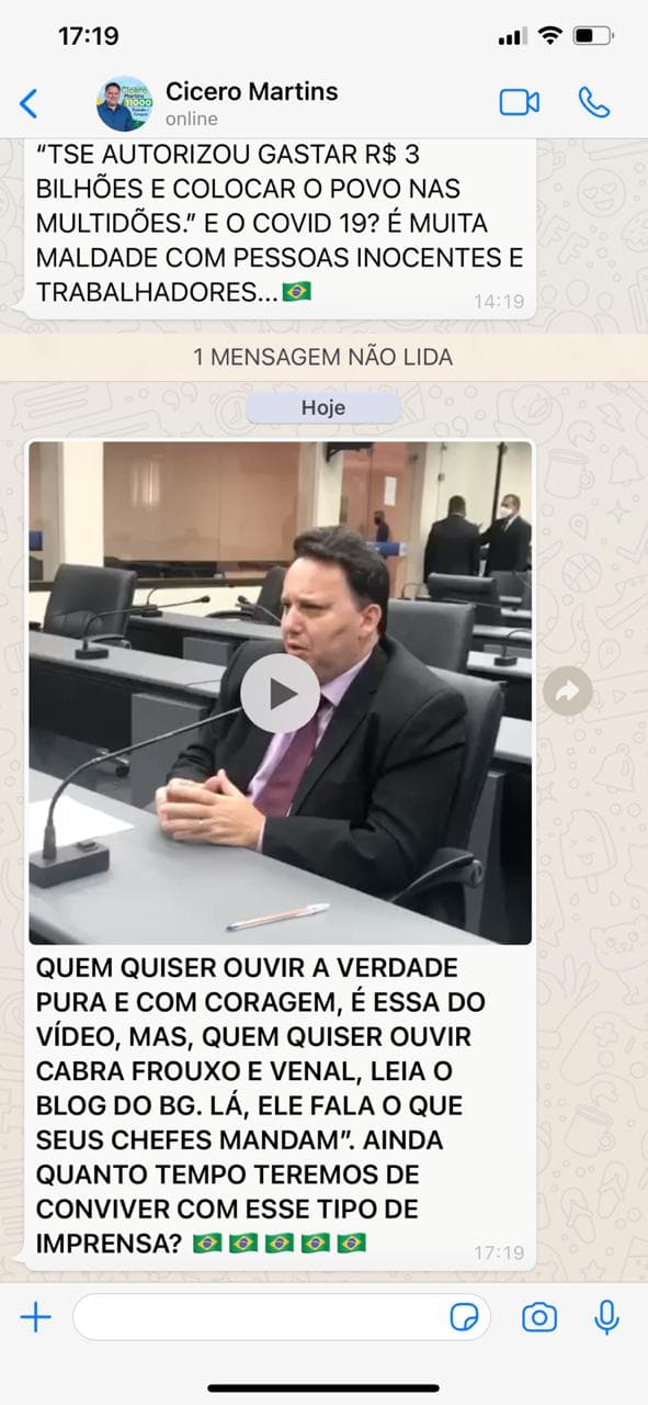 É GRAVE: Cícero Martins e sua amnésia permanente