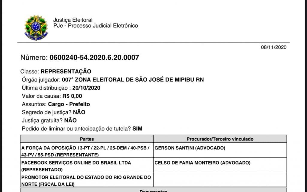 Respondendo ação por fake news, assessor de São José de Mipibu envia nota cobrando "zelo jornalístico", mas assume que se esconde atrás de perfil falso