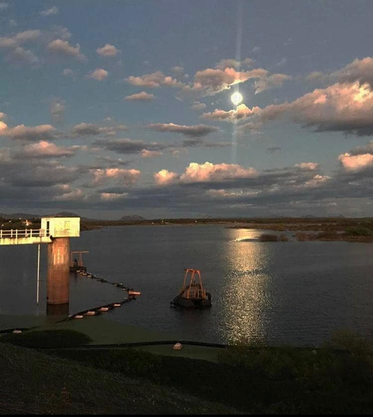 Barragem Armando Ribeiro Gonçalves registra 54,4% de sua capacidade; reservas hídricas estaduais somam 45%