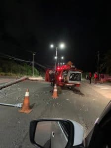 FOTO: Acidente grave na Via Costeira
