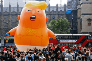 FOTO: Enorme balão ‘bebê Trump' será exposto no Museu de Londres