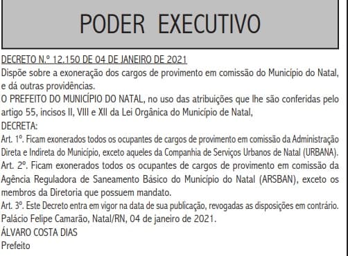 Álvaro Dias exonera todos os cargos comissionados e renomeia parte dos secretários