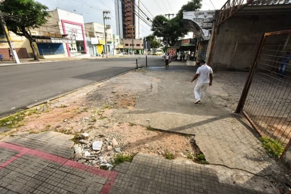 Recuperação do calçadão da Av. Rio Branco em Natal tem projeto nos ajustes finais para ser lançada a licitação