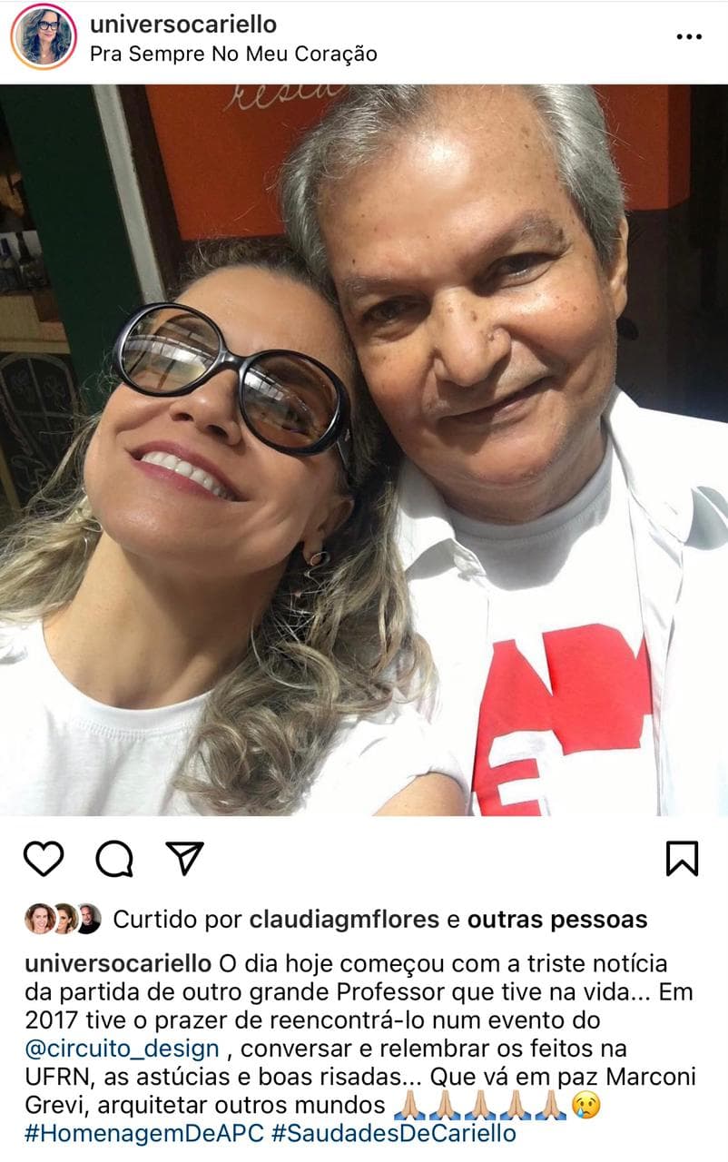 Falece Marconi Grevi, um dos pioneiros da arquitetura do RN