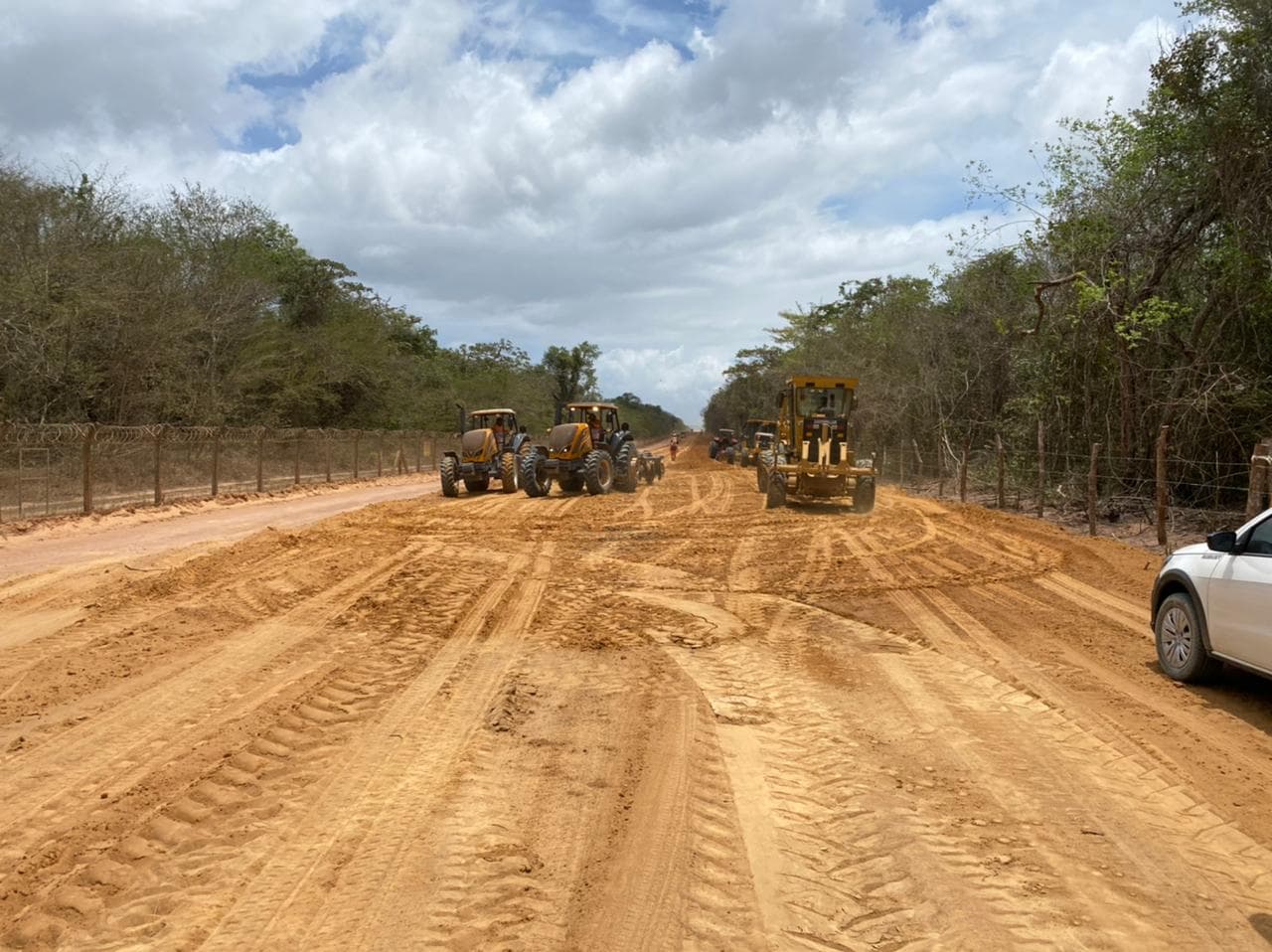 FOTO: Estrada da Produção em São Gonçalo do Amarante está com 21% das obras de implantação executadas