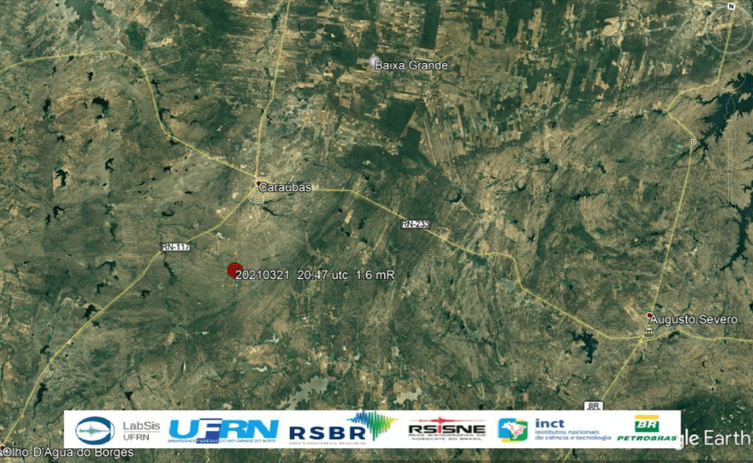 Interior do RN volta a registrar tremor de terra