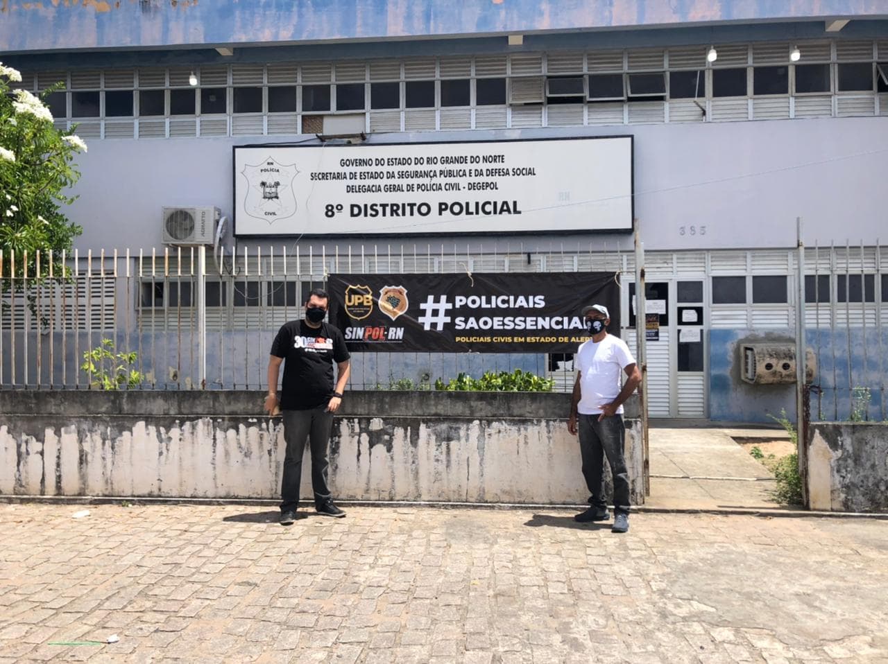 Policiais Civis do RN fazem Lockdown da Segurança Pública na manhã desta quinta-feira