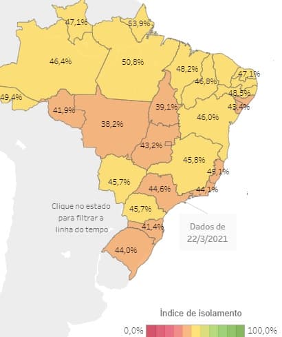 RN registra 7ª maior taxa de isolamento social do país