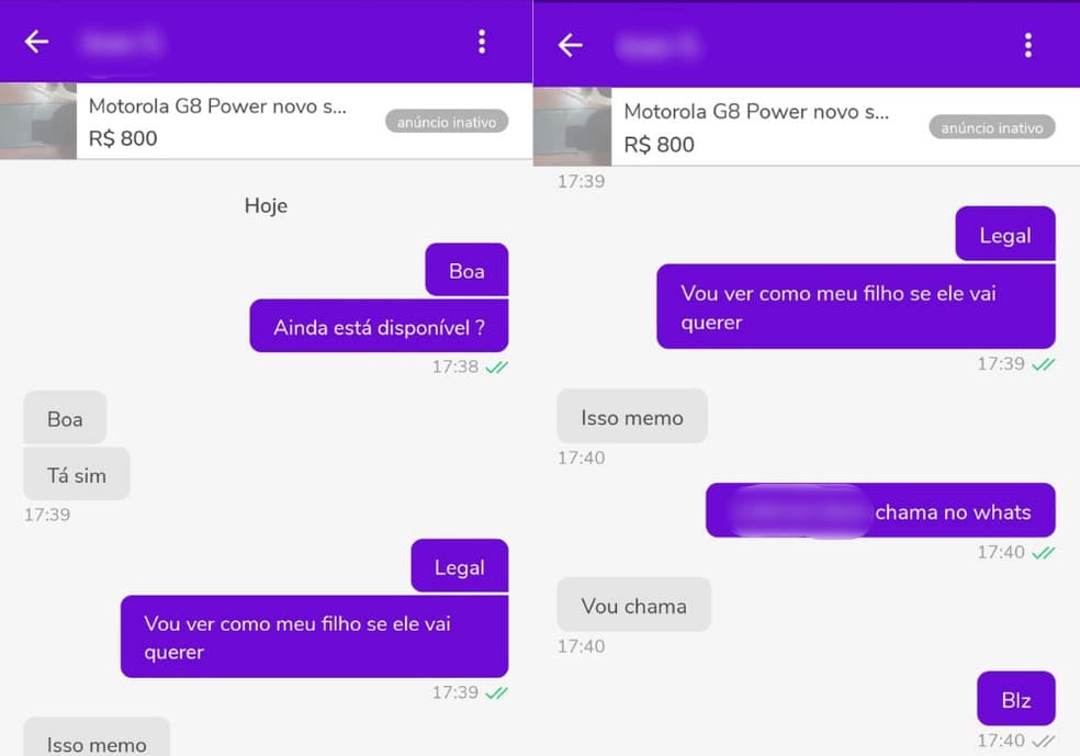 Vítima de roubo encontra o próprio celular em site de vendas, marca encontro e recupera aparelho