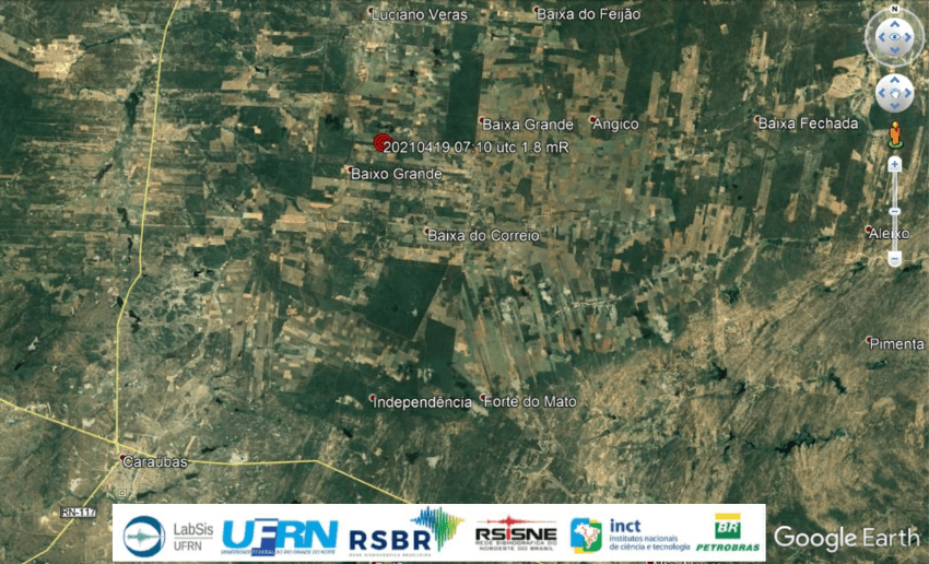 Sismógrafos voltam a resgitrar tremor de terra em Caraúbas-RN