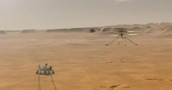 FOTOS E VÍDEO: Helicóptero da Nasa, Ingenuity faz história com 1º voo sobre Marte