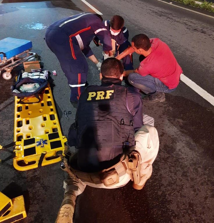 PRF localiza em Mamanguape-PB homem que havia fugido após colisão com motocicleta na BR-101 em Natal sem prestar socorro à vítima