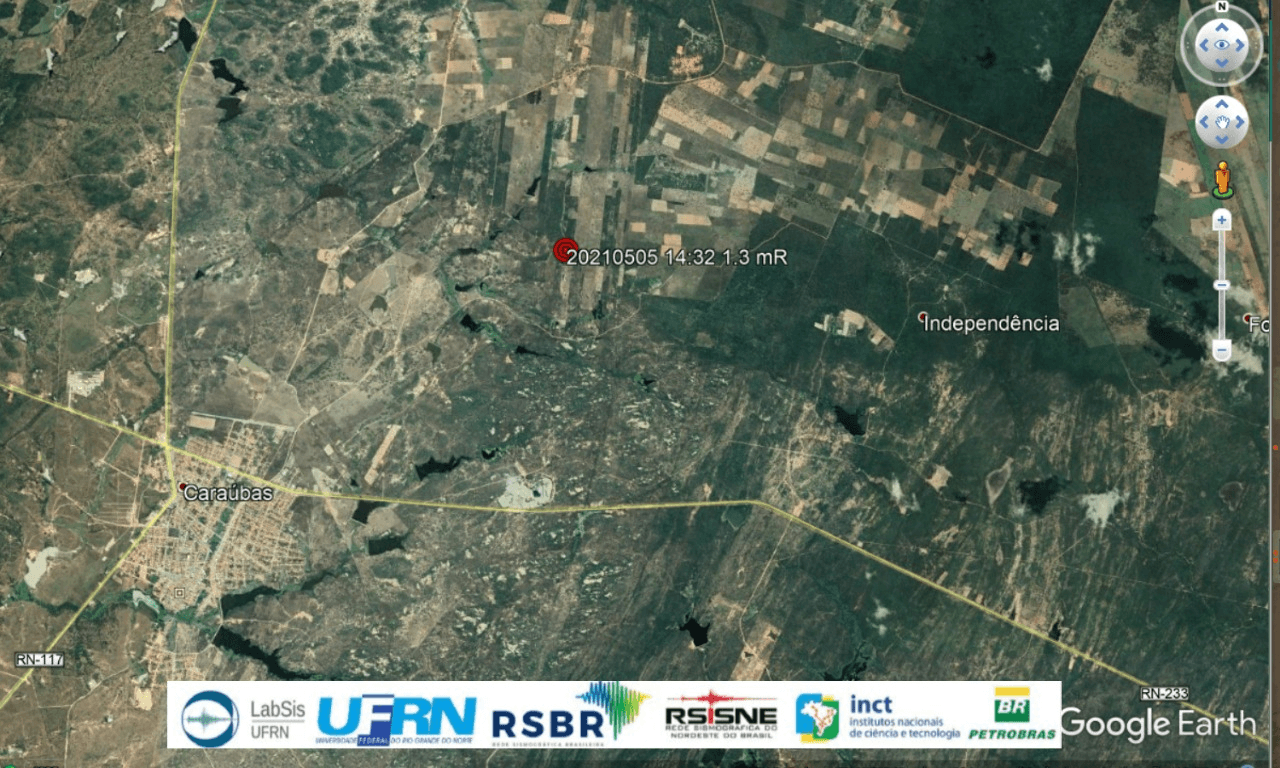 Tremor de terra é registrado nesta quarta-feira em Caraúbas-RN