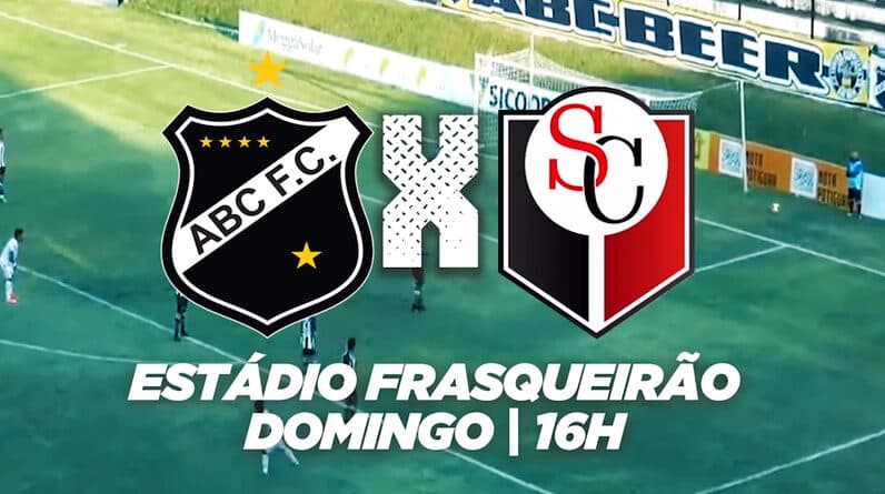 ABC e Santa Cruz de Natal decidem 2º turno e vaga na final do Campeonato Potiguar, com transmissão da Band