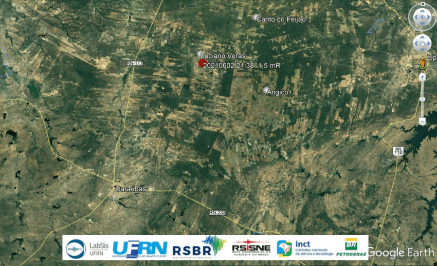 Caraúbas volta a registrar no início de junho tremor de terra