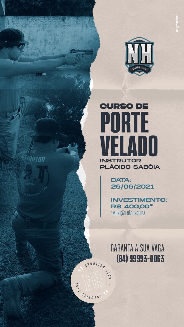 Curso em Natal com turma limitada ensina técnicas de porte e combate velado