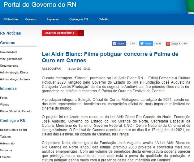 Mais uma vez o Governo do Estado se apropria de uma ação: dessa vez, com direito a criação de marca própria e tudo, de uma lei federal