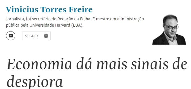 Folha de SP inventa "despiora" para dizer que os índices econômicos melhoraram no Brasil