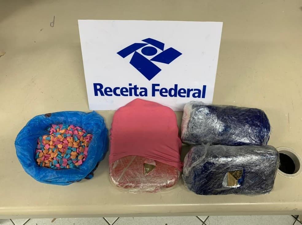 FOTO: Receita Federal apreende em Natal maconha, crack e ecstasy em encomendas enviadas pelos Correios