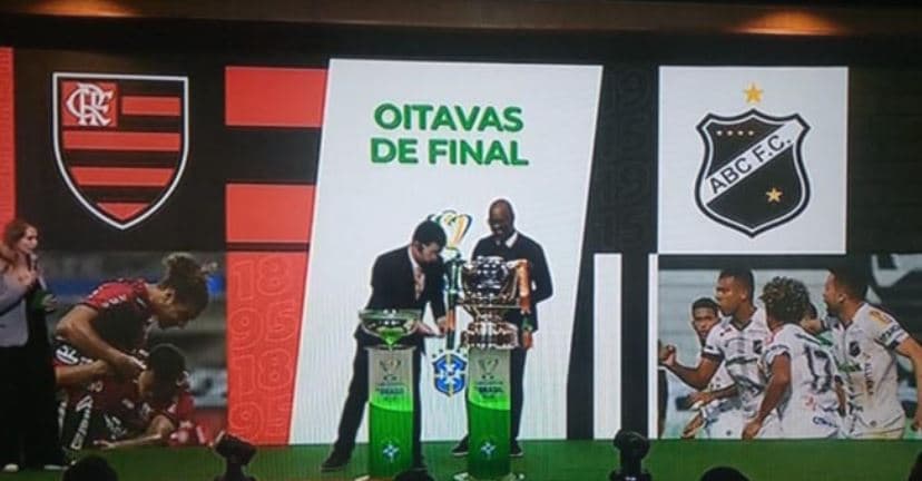 ABC x Flamengo: CBF define datas dos confrontos pelas oitavas de final da Copa do Brasil