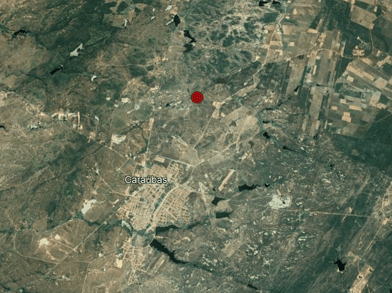 Tremor de terra é registrado nesta quinta-feira em Caráubas-RN, o segundo nesta semana