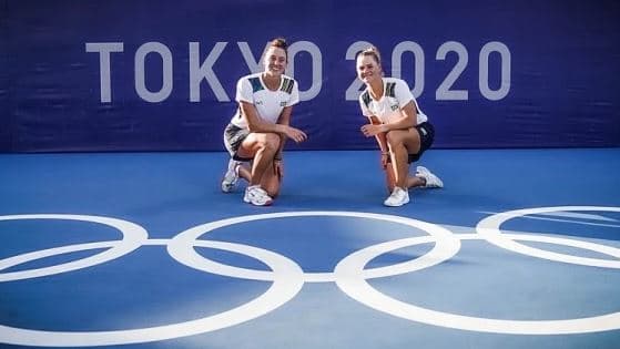 Medalhistas de bronze, Luisa Stefani e Laura Pigossi foram inscritas na Olimpíada de Tóquio sem saber