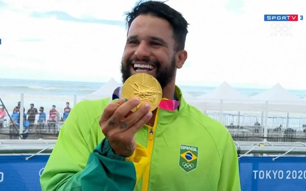 Conquista da medalha de ouro em Tóquio rende premiação de R$ 250 mil para Italo Ferreira