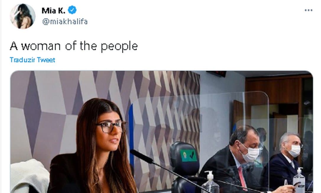 MEMES, IRONIAS E ATÉ TROCA DE TUÍTES: ‘Vocês estão em uma crise… Estou a caminho', diz ex-atriz pornô Mia Khalifa aos senadores da CPI
