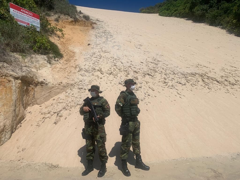 Idema ressalta proibição do acesso ao Morro do Careca; penalidades vão de multa de R$ 500 a nome inserido na Dívida Ativa do Estado