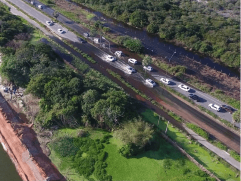 Caern alerta para riscos de novos alagamentos na Rota do Sol