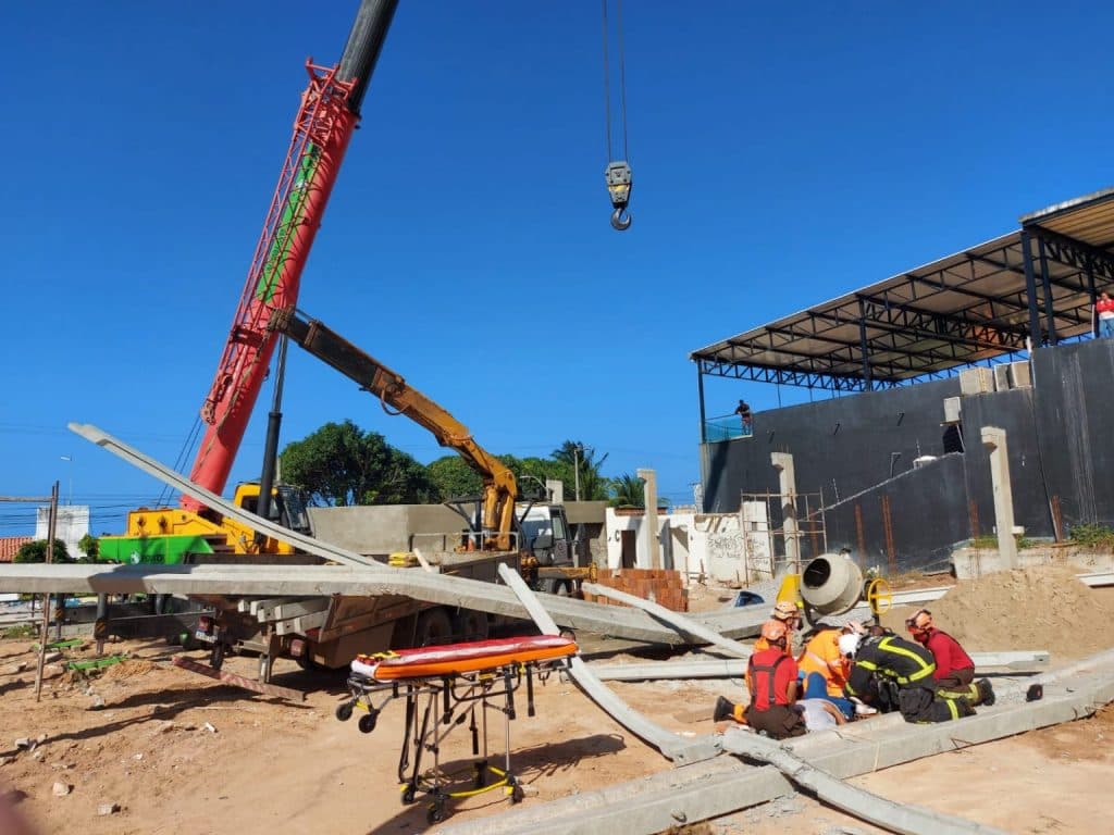 Morre operário atingido por desabamento em obra na zona Sul de Natal